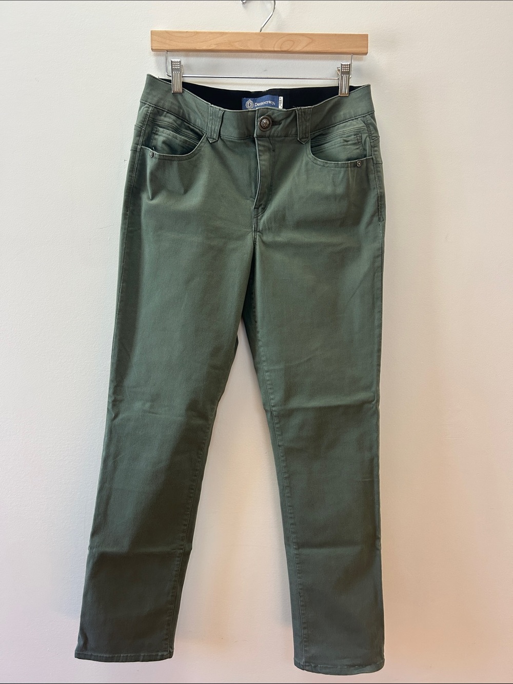 Democracy Olive Green Straight Leg Women’s Jeans